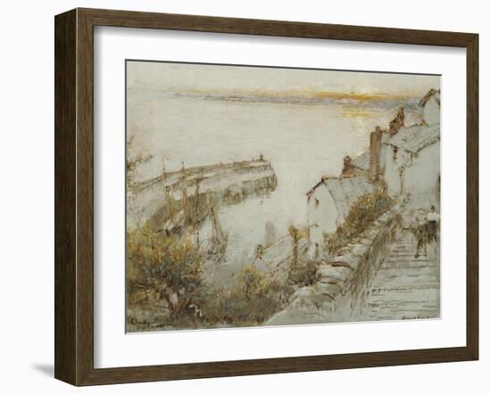 Clovelly-Albert Goodwin-Framed Giclee Print