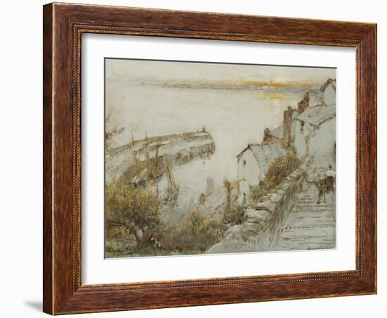 Clovelly-Albert Goodwin-Framed Giclee Print