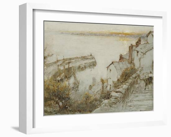 Clovelly-Albert Goodwin-Framed Giclee Print