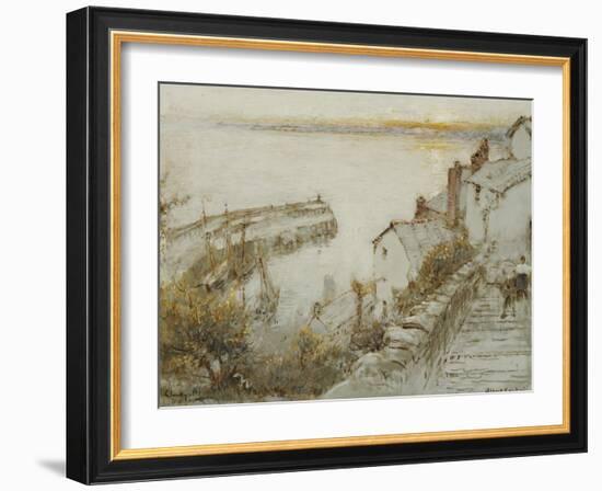 Clovelly-Albert Goodwin-Framed Giclee Print