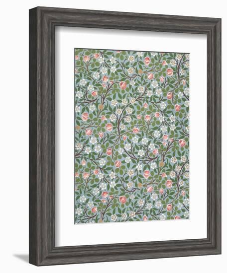 Clover Wallpaper, Paper, England, Late 19th Century-William Morris-Framed Giclee Print