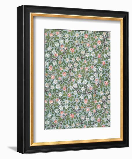 Clover Wallpaper, Paper, England, Late 19th Century-William Morris-Framed Giclee Print