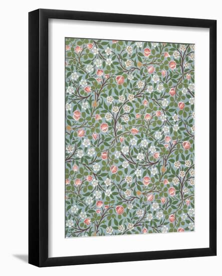 Clover Wallpaper, Paper, England, Late 19th Century-William Morris-Framed Giclee Print