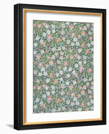 Clover Wallpaper, Paper, England, Late 19th Century-William Morris-Framed Giclee Print