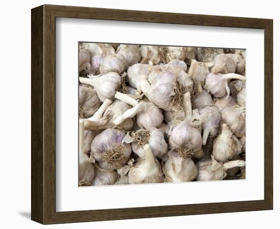 Cloves of Garlic for Sale in Market, Nazareth, Israel-Merrill Images-Framed Photographic Print