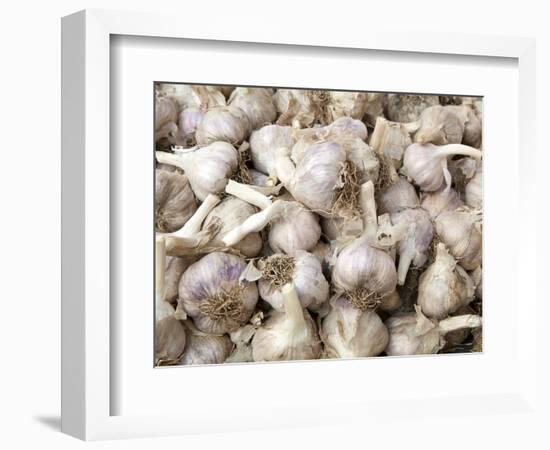 Cloves of Garlic for Sale in Market, Nazareth, Israel-Merrill Images-Framed Photographic Print