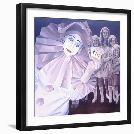 Clown, 1975-Sandra Lawrence-Framed Giclee Print