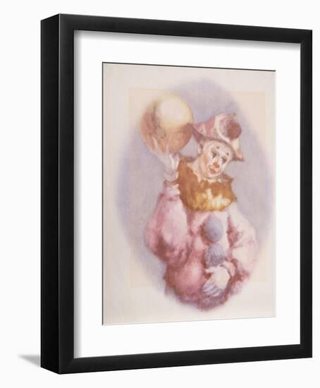 Clown and Ball-Philippe Alfieri-Framed Collectable Print