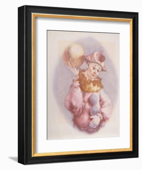 Clown and Ball-Philippe Alfieri-Framed Collectable Print