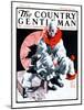 "Clown and Injured Dog," Country Gentleman Cover, June 13, 1925-William Meade Prince-Mounted Giclee Print