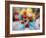 Clown Celebrates During a Colourful Historical Carnival Procession in Wasungen, Germany-null-Framed Photographic Print