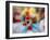 Clown Celebrates During a Colourful Historical Carnival Procession in Wasungen, Germany-null-Framed Photographic Print