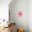 Clown Fish On Pink-null-Giclee Print displayed on a wall