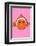 Clown Fish On Pink-null-Framed Giclee Print