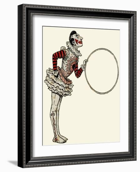 Clown in Traditional Dress-null-Framed Art Print