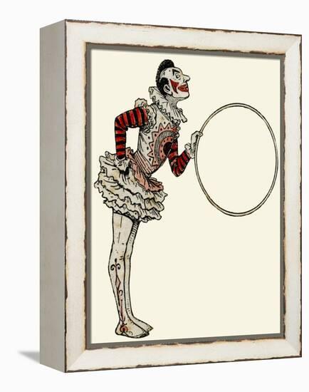 Clown in Traditional Dress-null-Framed Stretched Canvas