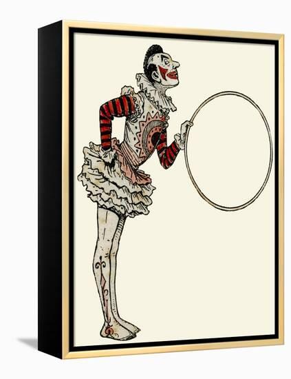Clown in Traditional Dress-null-Framed Stretched Canvas