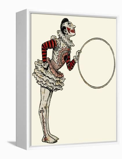 Clown in Traditional Dress-null-Framed Stretched Canvas