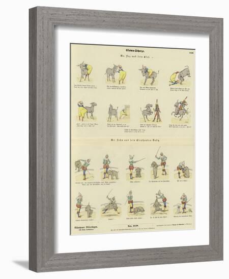 Clown Jokes-null-Framed Giclee Print