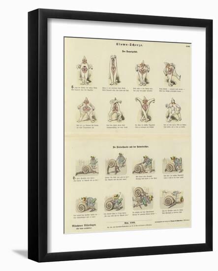 Clown Jokes-null-Framed Giclee Print