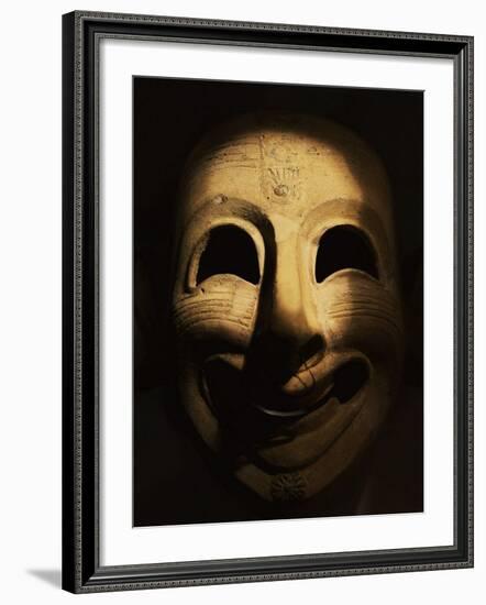 Clown Mask, Terracotta, Phoenicia, 6th century BC, from San Esperate, Sardinia-null-Framed Photographic Print