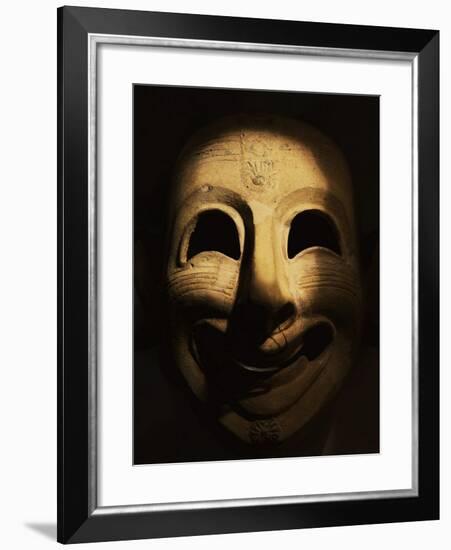 Clown Mask, Terracotta, Phoenicia, 6th century BC, from San Esperate, Sardinia-null-Framed Photographic Print