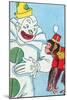 Clown & Monkey-Julia Letheld Hahn-Mounted Art Print