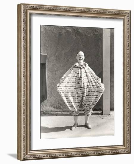 Clown Wearing Wide Costume-null-Framed Photo