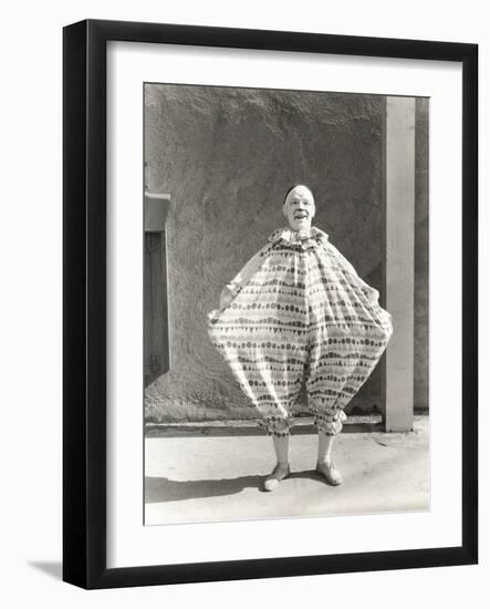 Clown Wearing Wide Costume-null-Framed Photo