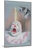 Clown with Cat-Peter Driben-Mounted Art Print