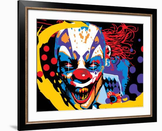 Clown-Ray Lengelé-Framed Art Print