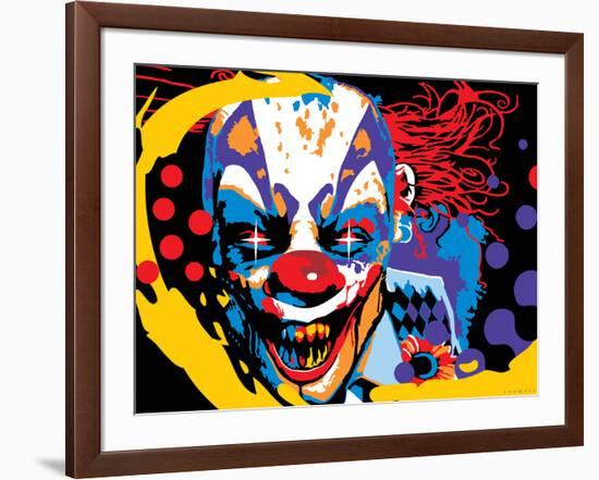 Clown-Ray Lengelé-Framed Art Print