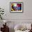 Clown-Ray Lengelé-Framed Art Print displayed on a wall