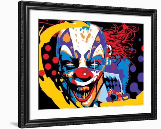 Clown-Ray Lengelé-Framed Art Print