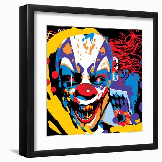 Clown-Ray Lengelé-Framed Art Print
