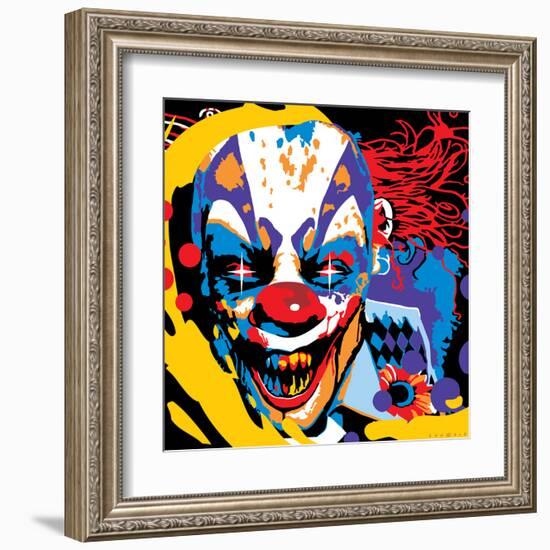 Clown-Ray Lengelé-Framed Art Print