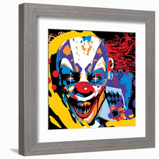 Clown-Ray Lengelé-Framed Art Print