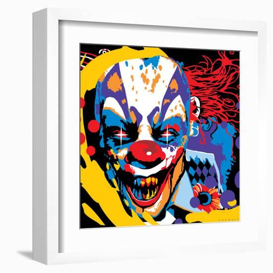 Clown-Ray Lengelé-Framed Art Print