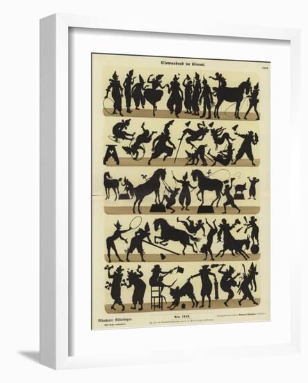 Clowns' Evening at the Circus-null-Framed Giclee Print