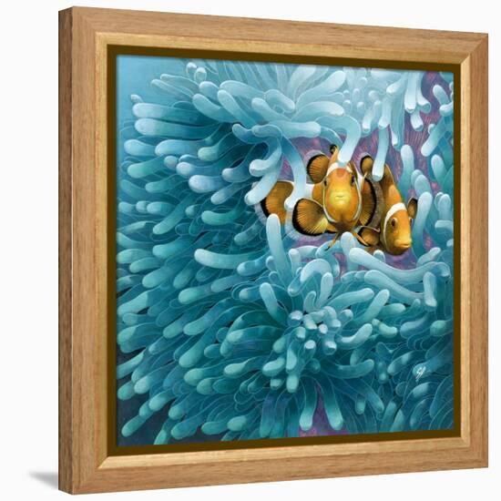 Clowns-Durwood Coffey-Framed Premier Image Canvas