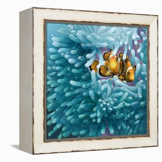 Clowns-Durwood Coffey-Framed Premier Image Canvas