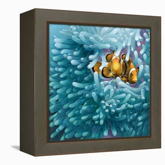 Clowns-Durwood Coffey-Framed Premier Image Canvas