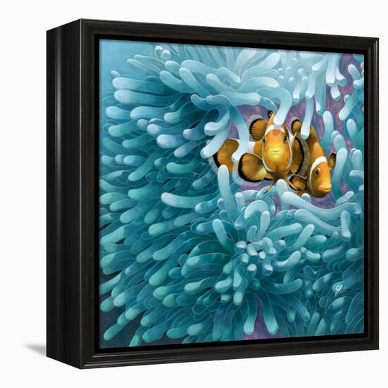 Clowns-Durwood Coffey-Framed Premier Image Canvas