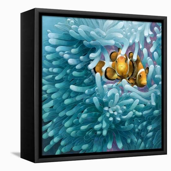 Clowns-Durwood Coffey-Framed Premier Image Canvas