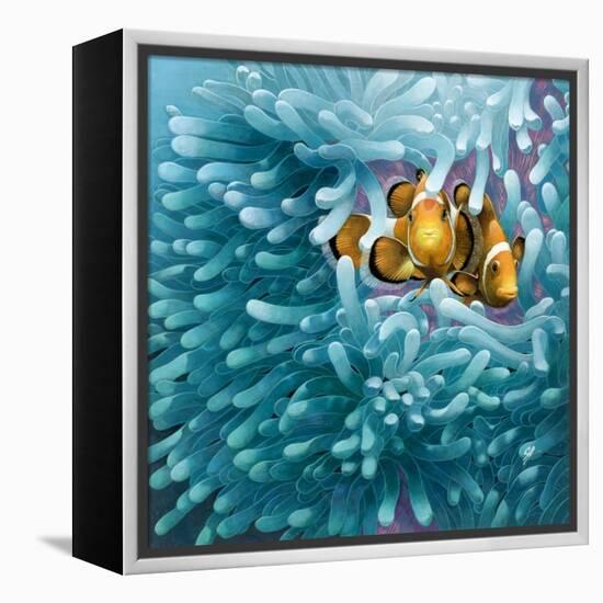 Clowns-Durwood Coffey-Framed Premier Image Canvas