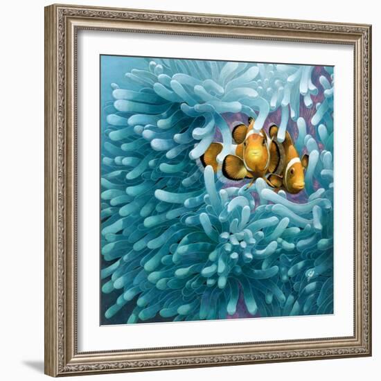 Clowns-Durwood Coffey-Framed Giclee Print