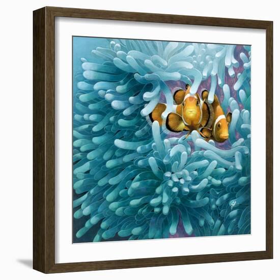 Clowns-Durwood Coffey-Framed Giclee Print