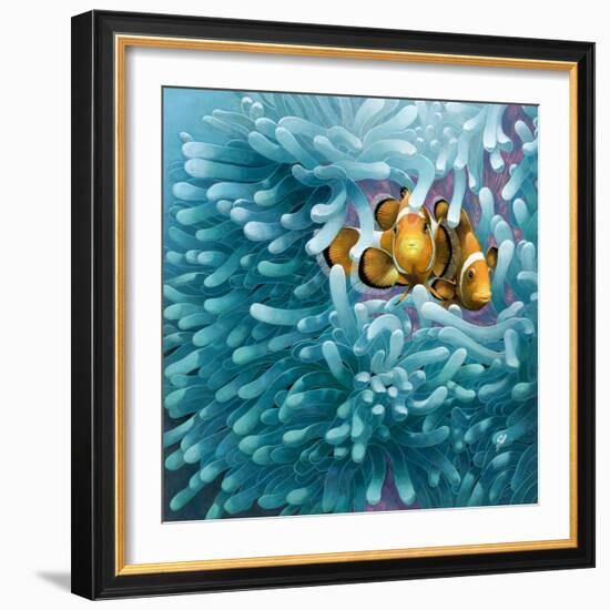 Clowns-Durwood Coffey-Framed Giclee Print