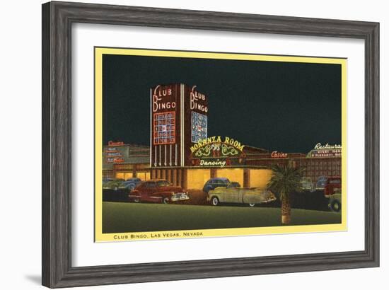 Club Bingo, Las Vegas, Nevada-null-Framed Art Print