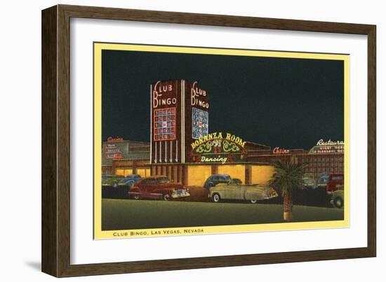 Club Bingo, Las Vegas, Nevada-null-Framed Art Print